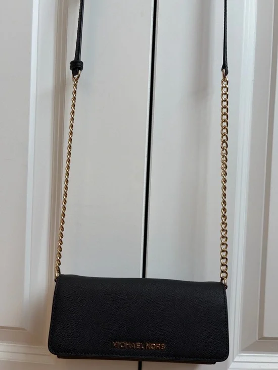 ✨NWT! MICHAEL KORS Jet Set Travel Saffiano Leather Crossbody - Picture 3 of 9